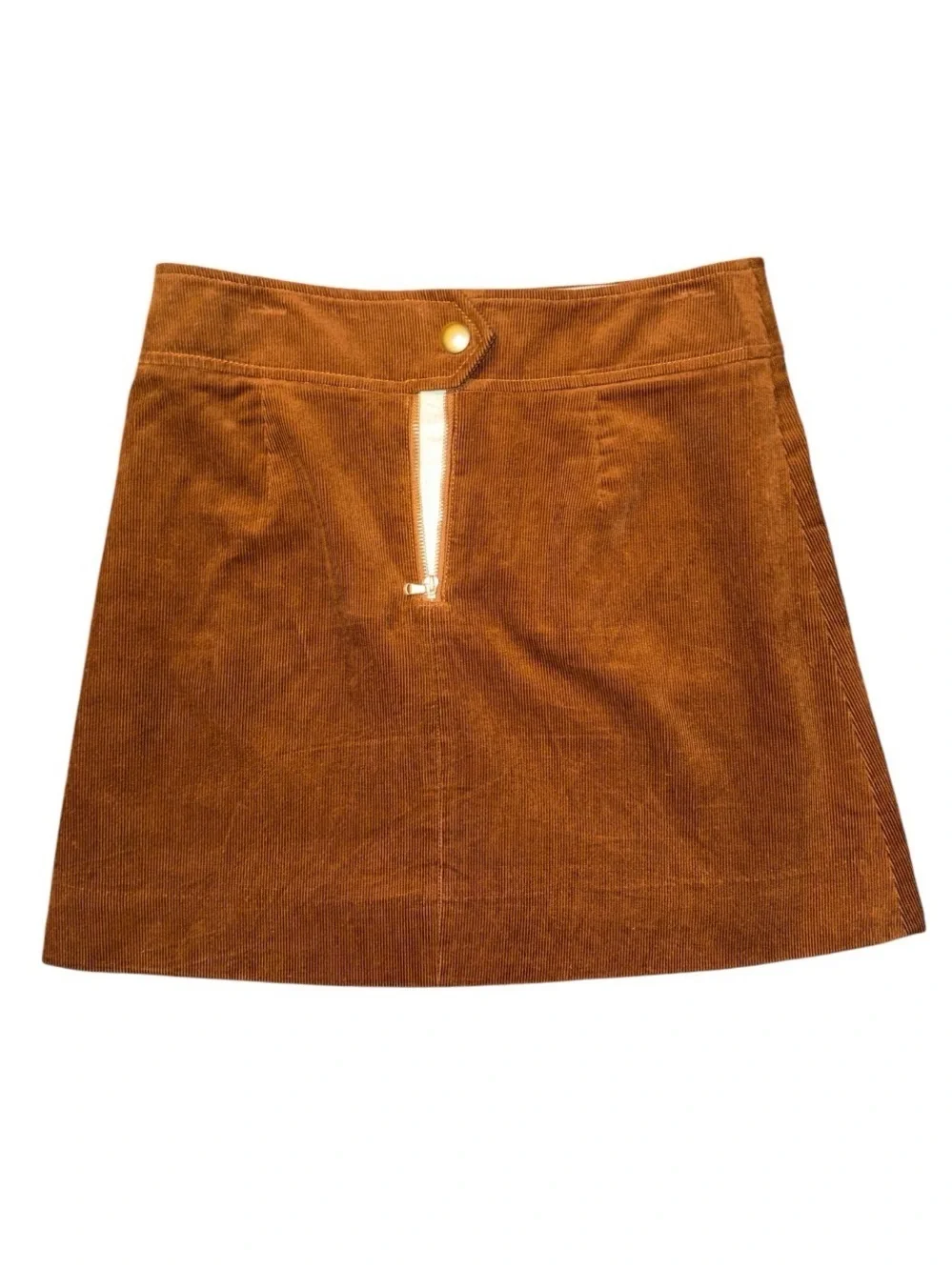 J. Crew Brown Corduroy Mini Skirt